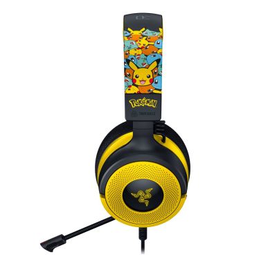 2. Razer Kraken V4 X Pokemon Zestaw słuchawkowy Przewodowa Opaska na głowę Gaming USB Type-C / USB Type-A Czarny, Żółty