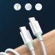 8. Kabel Ugreen US264 60520 USB-C / USB-C PD QC AFC 2m - biały