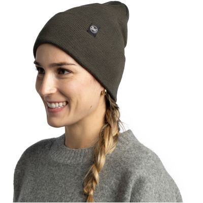 3. Czapka BUFF KNITTED BEANIE LILON BEETLE GREEN