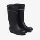 3. Wyprzedaż - Wysokie wodoodporne kozaki Viking Kunto Black Rubber Boot (1-49740-2)