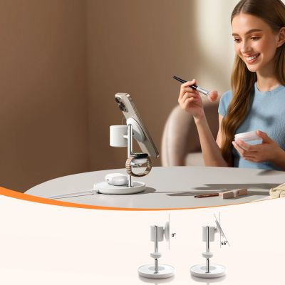 11. Ładowarka biurkowa Joyroom JR-W23 Qi2 4w1 z wbudowaną lampką nocną indukcyjna - biała
