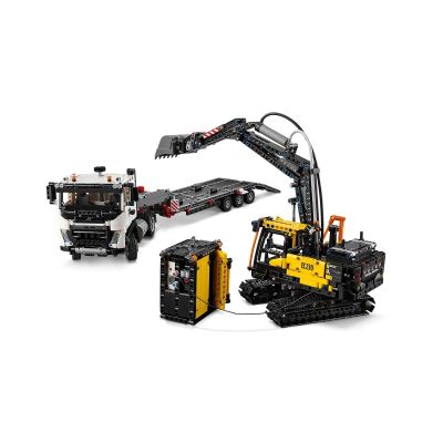 12. LEGO Technic 42175 Ciężarówka Volvo FMX i koparka EC230 Electric