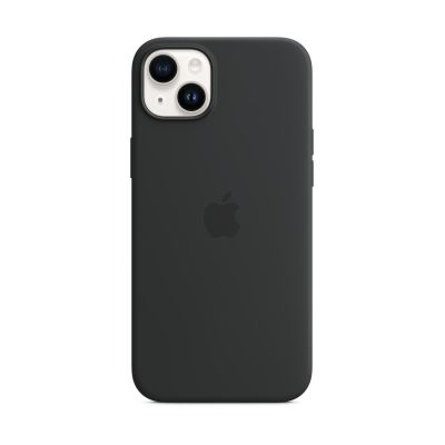 7. Silikonowe etui Apple z MagSafe Midnight Black, do iPhone 14 Plus