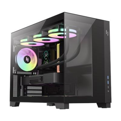 21. GameMax NEX C33 BK zabezpieczenia & uchwyty komputerów Czarny