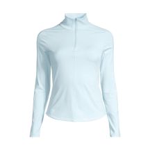 Koszulka damska CASALL Serene Half Zip Long Sleeve kolor niebieski