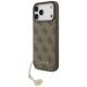 Etui Guess 4G Charms Collection MagSafe na iPhone 17 Pro Max - brązowe