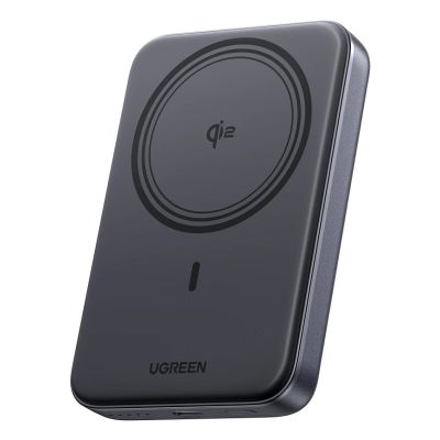 2. Ugreen Powerbank 45763, 10000mAh Bezprzewodowe ładowanie Szary