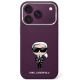 Etui Karl Lagerfeld Smooth Ikonik Sketch MagSafe do iPhone 18 Pro / 17 Pro - burgundowe