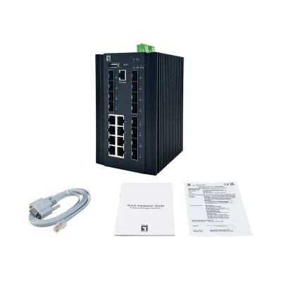 4. Przełącznik LevelOne 20x GE IGX-2072 8x 1GbE 8x 2.5GbE SFP+ sw