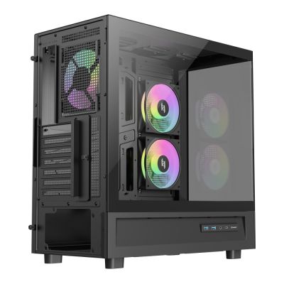 GameMax NEX C51 BK zabezpieczenia & uchwyty komputerów Czarny