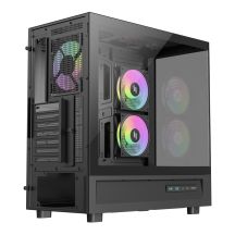 GameMax NEX C51 BK zabezpieczenia & uchwyty komputerów Czarny