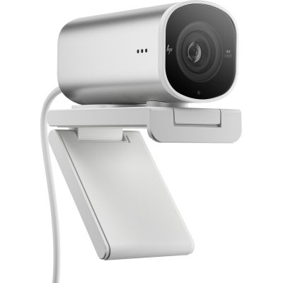 3. Kamera internetowa HP 960 4K Streaming Webcam USB srebrna 695J6AA
