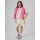 4. T-shirt boxy z nadrukiem dziewczęcy 4F 4FJRAW26TTSHF4324-056S
