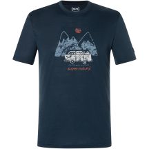 Koszulka SUPER.NATURAL M DOLOMITES CAMPSITES TEE granatowa