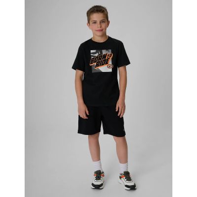 4. T-shirt bawełniany chłopięcy 4F 4FJRSS26TTSHM4170-20S