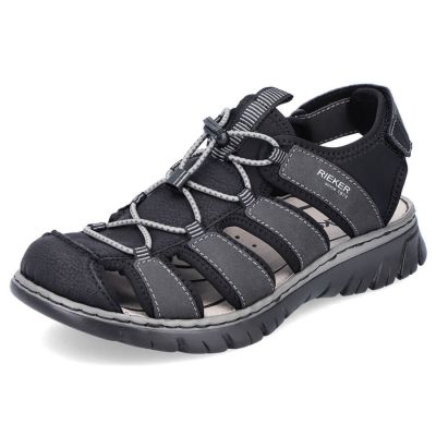 34. Sandały Rieker zabudowane M 26770-00 RKR584