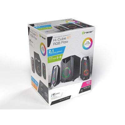 7. TRACER GŁOŚNIKI 2.1 BT HI-CUBE RGB TRAGLO46497