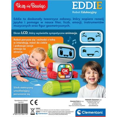 5. Clementoni Edukacyjny Robot Eddie