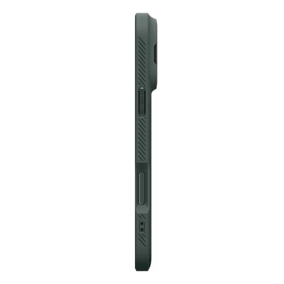 5. Etui Spigen Optik Armor MagSafe na iPhone 17 Pro - zielone