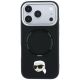 3. Etui Karl Lagerfeld with Ring Stand 360 Karl Head Pin MagSafe na iPhone 18 Pro / 17 Pro - czarne