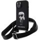 Etui Karl Lagerfeld Crossbody Silicone Ikonik do iPhone 15 - czarne