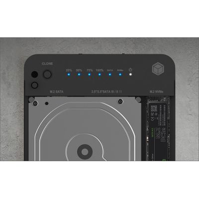 5. ICY BOX IB-2915MSCL-C31 USB 3.2 Gen 2 (3.1 Gen 2) Type-C Czarny