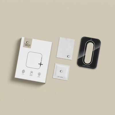 10. Szkło hartowane na aparat Tech-Protect Camring Fit+ na Samsung Galaxy S26 FE