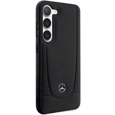 4. Etui Mercedes Leather Urban na Samsung Galaxy S23 FE - czarne