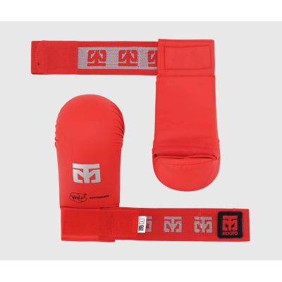 6. Rękawice do Karate - Mitts 2 RED WKF | MOOTO