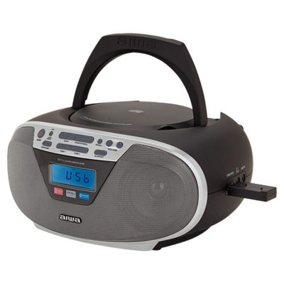 10. AIWA boombox BBTU-400SL CD/FM RDS/USB/BT srebrny