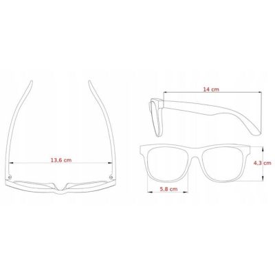 4. Okulary polaryzacyjne Arctica fotochromatyczne UV400 Czarne + Etui - S-328FP