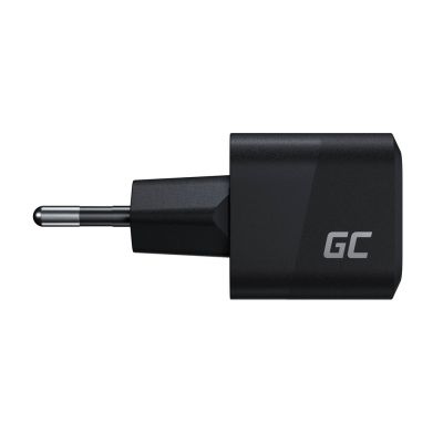 4. GREEN CELL ŁADOWARKA USB-C GAN GC POWERGAN 33W PD 3.0 QC 3.0 USB-C CZARNA