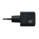 4. GREEN CELL ŁADOWARKA USB-C GAN GC POWERGAN 33W PD 3.0 QC 3.0 USB-C CZARNA