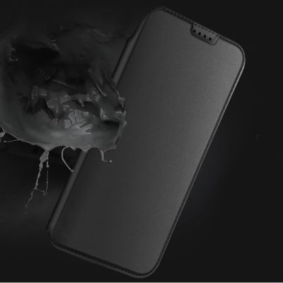 7. Etui Dux Ducis Skin Pro na iPhone 17 Air z klapką i miejscem na kartę - czarne