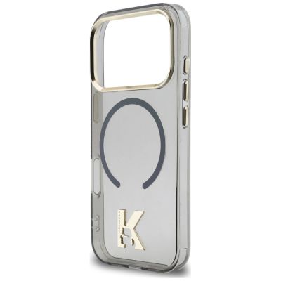 6. Etui Karl Lagerfeld IML K Head Logo MagSafe na iPhone 17 Pro Max - czarne