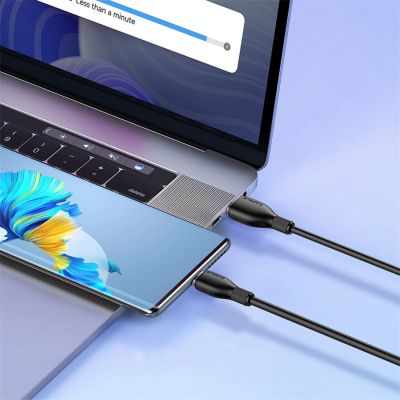 8. Kabel Baseus Pudding Series 100W USB-A - USB-C 2m - czarny