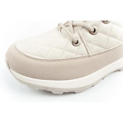 6. Lee Cooper buty sportowe damskie zimowe trekkingowe ocieplane kremowe skóra ekologiczna