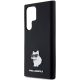 6. Etui Karl Lagerfeld Silicone Choupette Metal Pin na Samsung Galaxy S24 Ultra - czarne