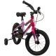 3. Rower dziecięcy Huffy Literide Alu 14" różowy (24215W)
