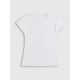 6. T-shirt slim gładki damski 4F 4FRSS26TTSHF4520-10S
