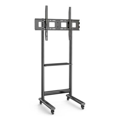 2. TECHLY STOJAK MOBILNY TV 50-90” DO 70KG REGULOWANY PÓŁKA AV