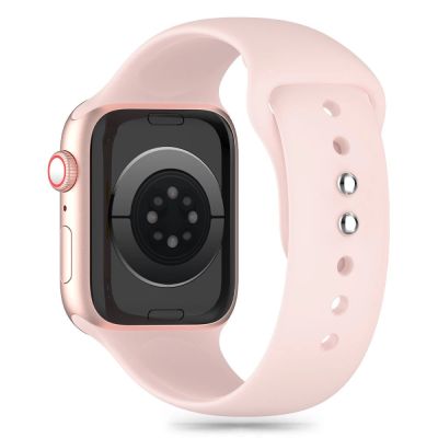 2. Pasek Tech-Protect Silicone na Apple Watch 4 / 5 / 6 / 7 / 8 / 9 / SE (38 / 40 / 41 mm) - różowy