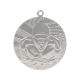 10. Medal srebrny - pływanie - medal stalowy