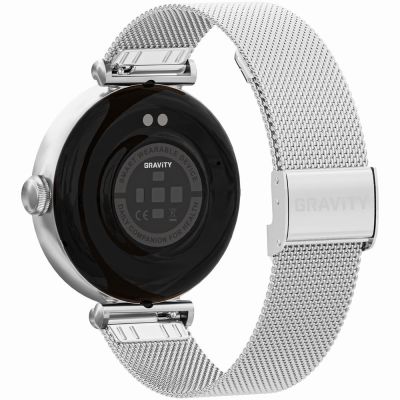 9. Smartwatch Gravity Srebrno Biały 2 Paski GT26-8