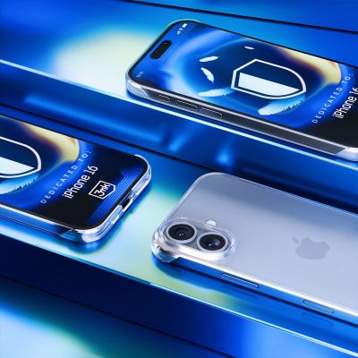6. Etui 3mk Just20g Clear Case na Apple iPhone 16 - przezroczyste