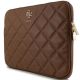 2. Pokrowiec Guess Quilted 4G na laptopa 14" - brązowy