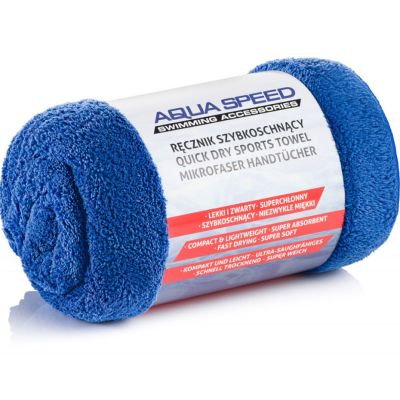4. Ręcznik Aqua-speed Dry Coral 350g 50x100 niebieski 01/157