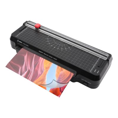 7. Olympia A 245 Combo Laminator na zimno/gorąco 300 mm/min Czarny