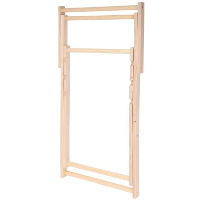 8. LEŻAK DREWNIANY CLASSIC SZARY