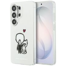 Etui Karl Lagerfeld IML Karl&Choupette MagSafe na Samsung Galaxy S26 Ultra - przezroczyste